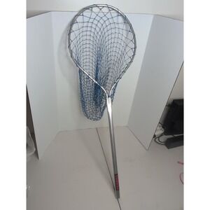 Frabill Fish Fishing Net Blue Aluminum Handle Medium 20"x15"